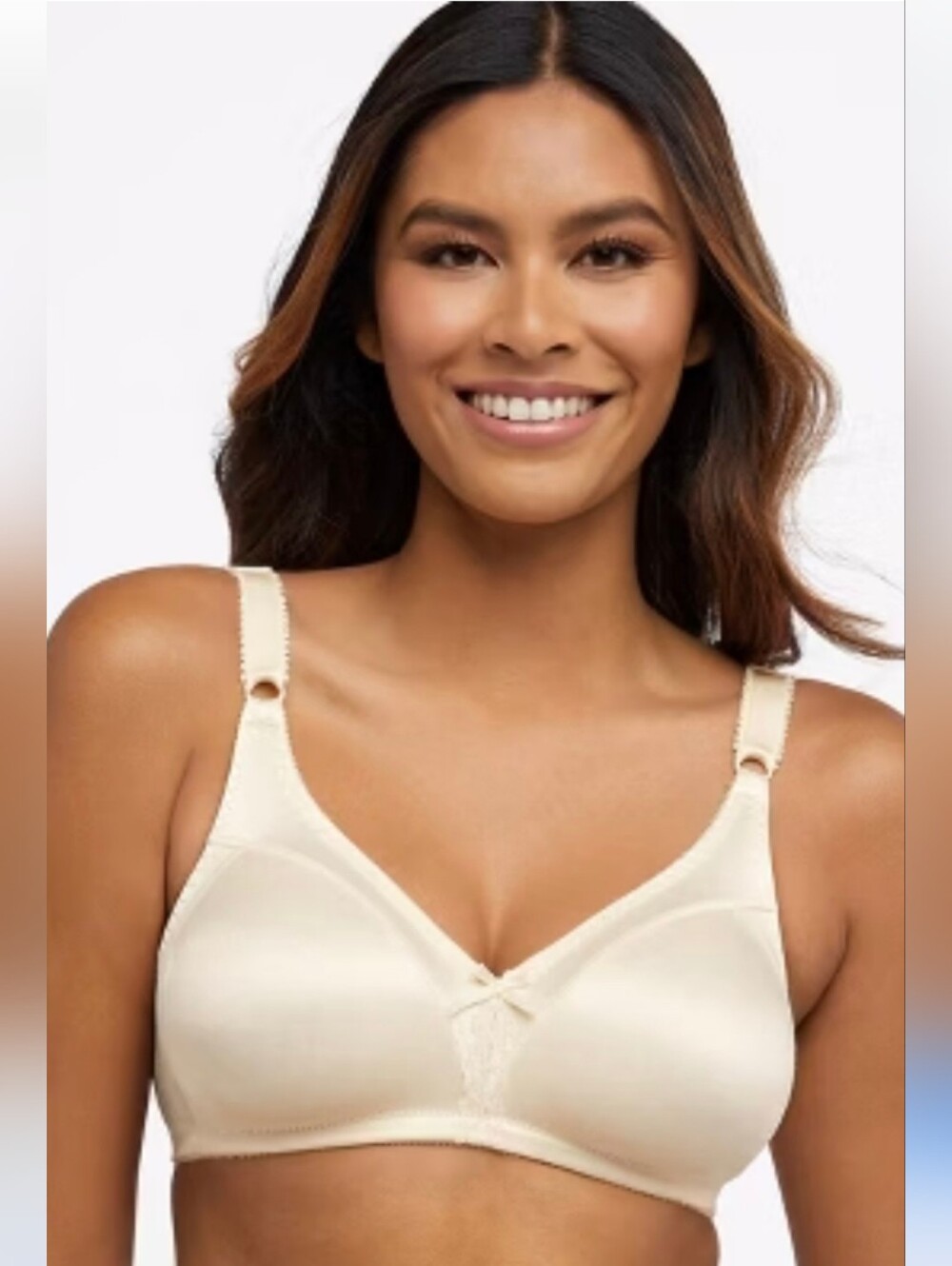 Bali Double Support Wireless Bra Light Beige 3820! Size 40C NWOT